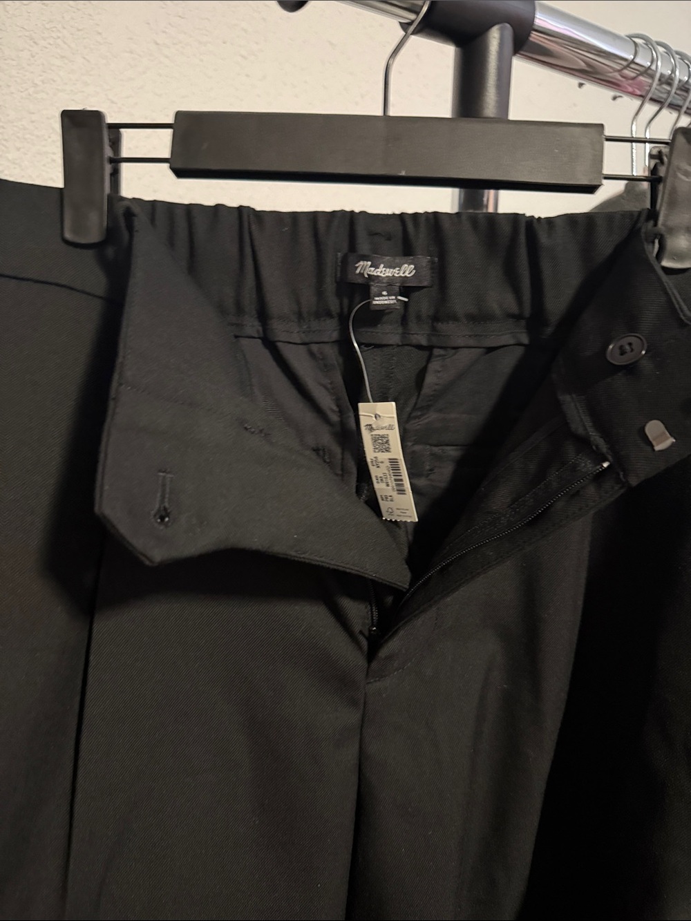 Madewell Slouchy Straight Pants in Brushed Twill - Picture 5 of 11